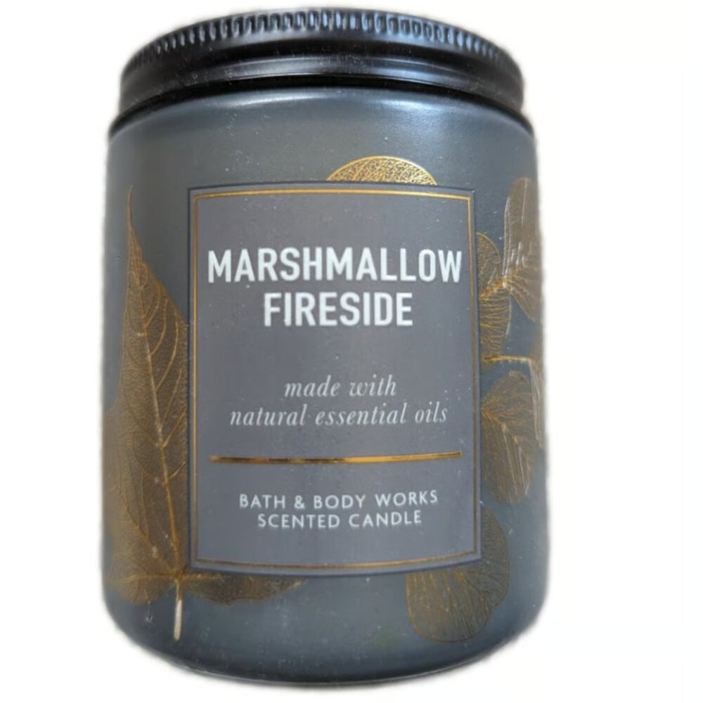 Bath and Body Works MARSHMALLOW FIRESIDE Single Wick Candle